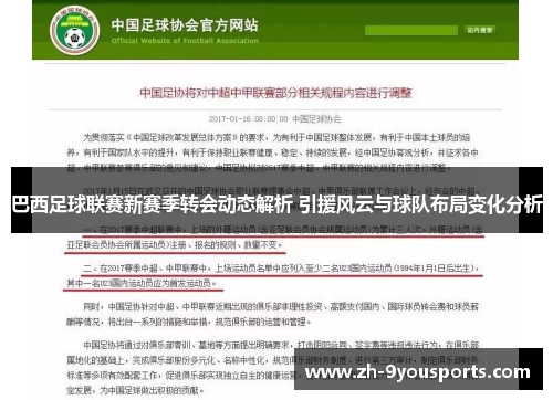 巴西足球联赛新赛季转会动态解析 引援风云与球队布局变化分析